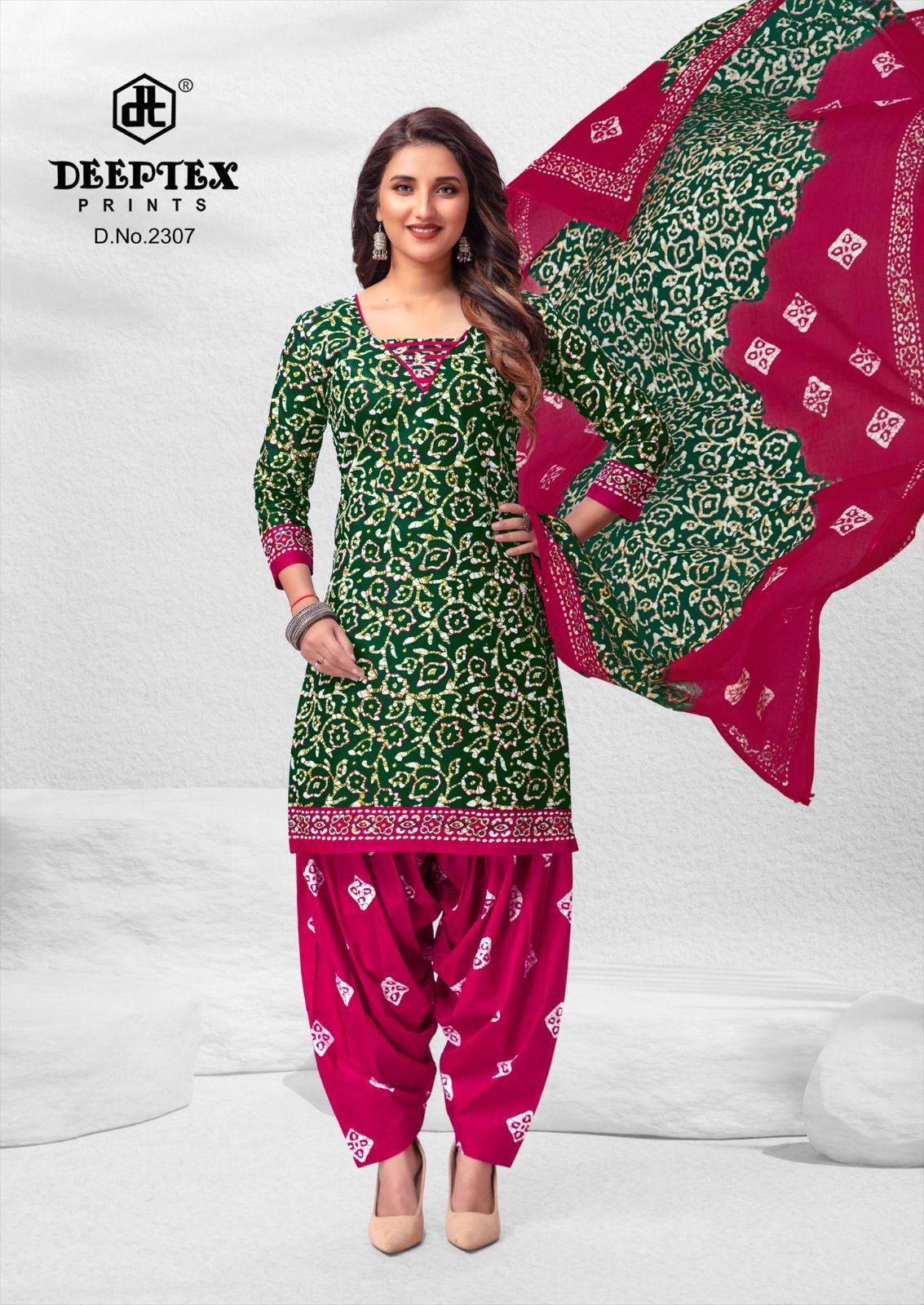 Deeptex Batik Plus Vol 23 Printed Cotton Dress Material Catalog